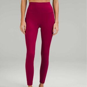 Lululemon Align High-Rise Pant with Pockets 25"/Pomegranate/4